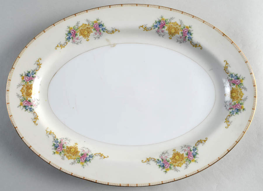 KIK9 14" Oval Serving Platter by Kikusui-1
