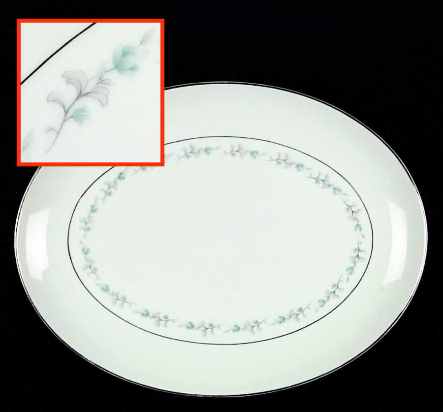 Alicia 12" Oval Serving Platter by Kimberly-1