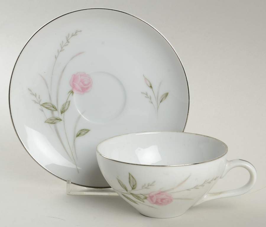 Cecelia Flat Cup & Saucer Set by Kimberly-1