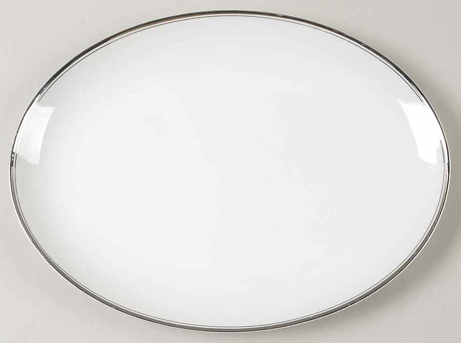 Silver Chalice 12" Oval Serving Platter by Kimberly-1