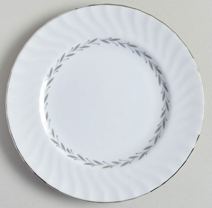 Silver Leaf Bread & Butter Plate by Kimberly-1