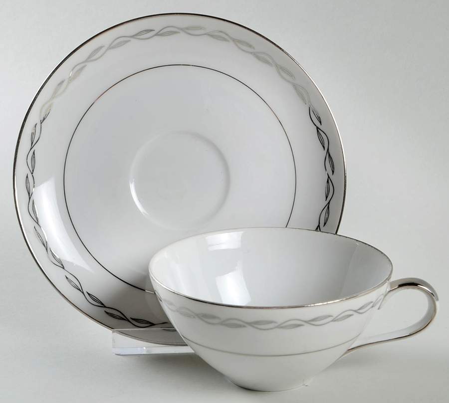 Silverado Flat Cup & Saucer Set by Kimberly-1