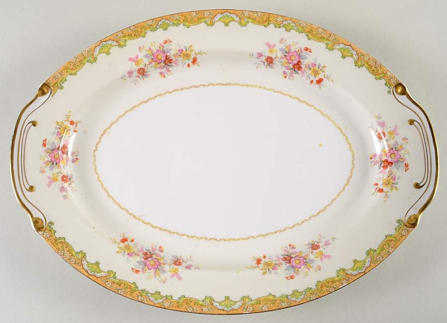 Aragon 14" Oval Serving Platter by Kingswood-1