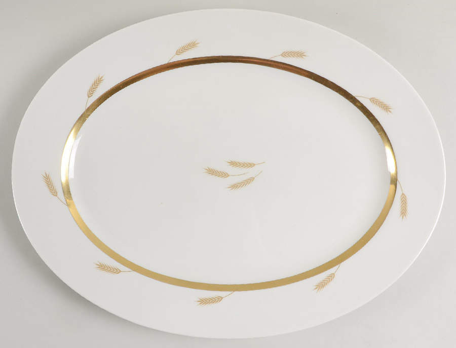 Forever Bountiful 14" Oval Serving Platter by Kirk-1