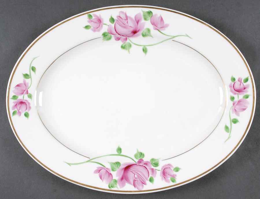 KIR4 14" Oval Serving Platter by Kirk-1