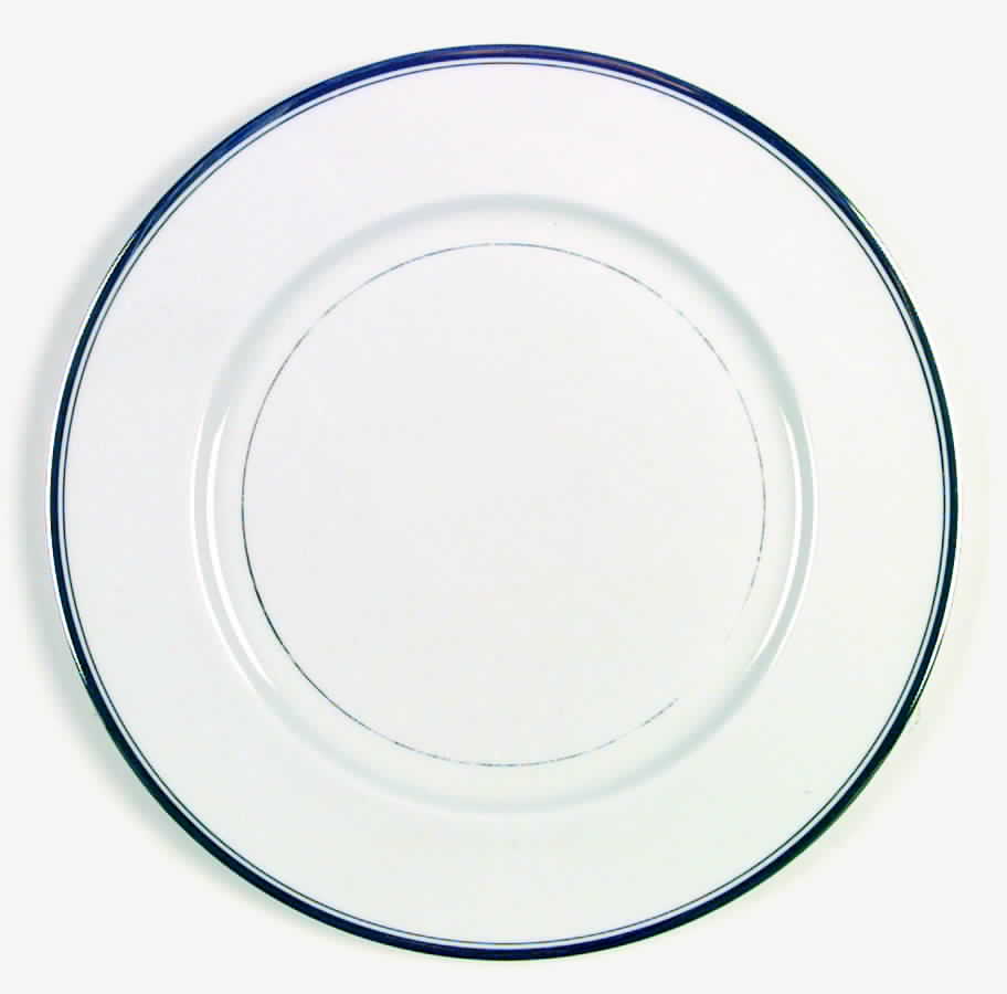 Platinum Band Dinner Plate by Kirk-1