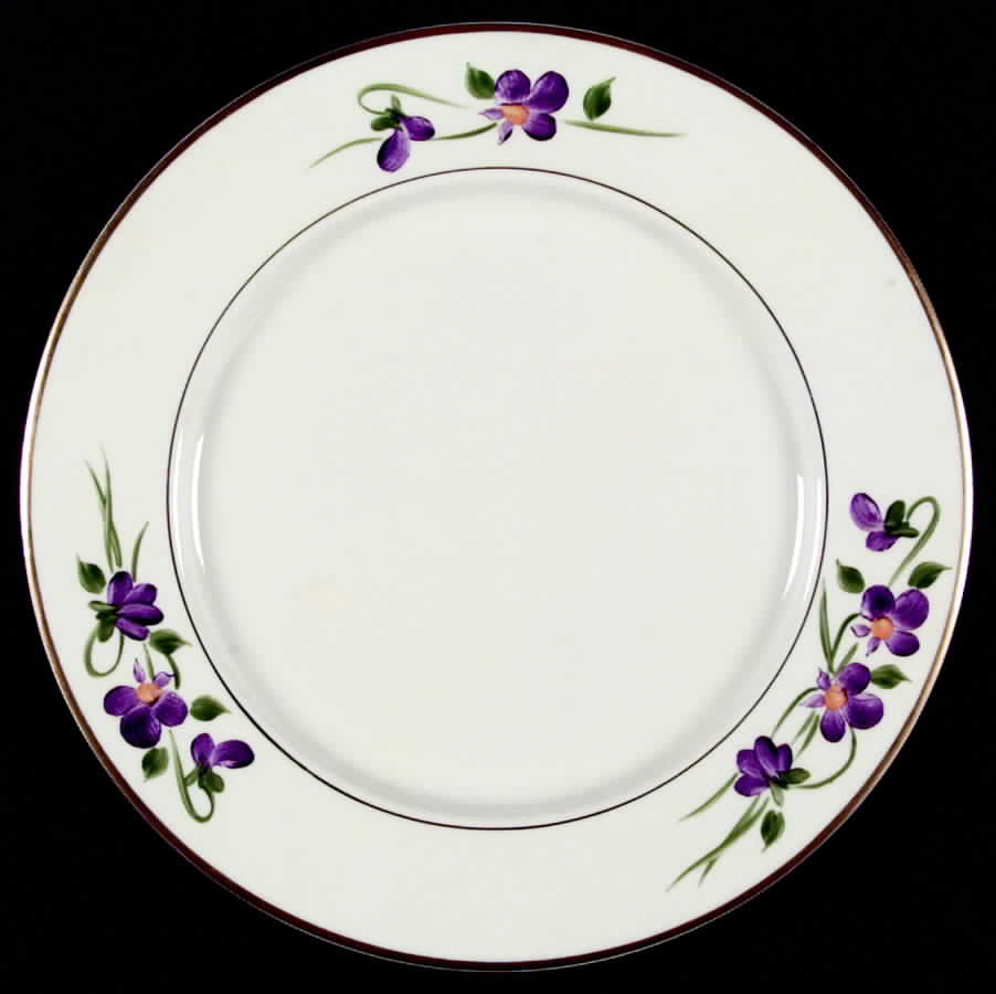 Violet Dinner Plate by Kirk-1