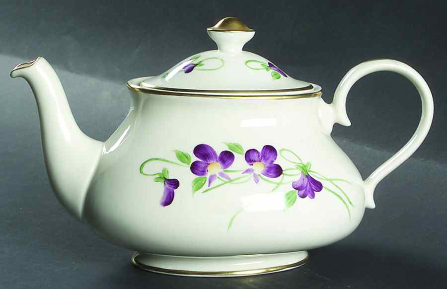 Violet Teapot & Lid by Kirk-1