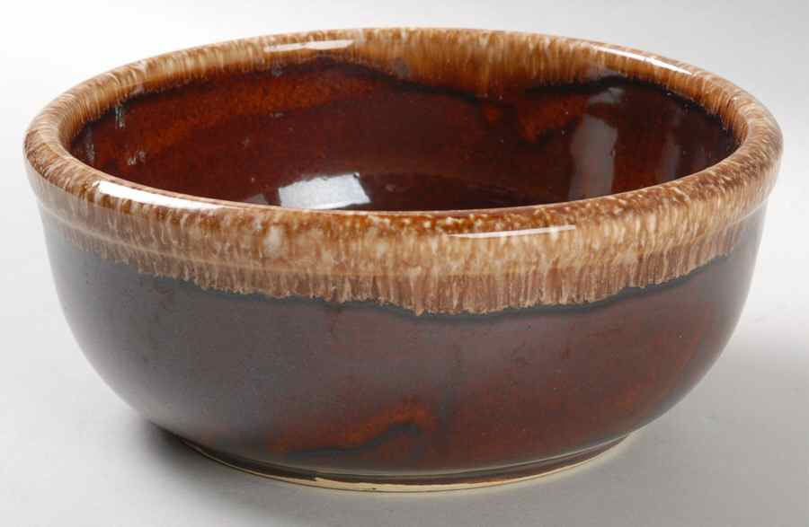Brown Drip 6" Mixing Bowl by Kathy Kale-1