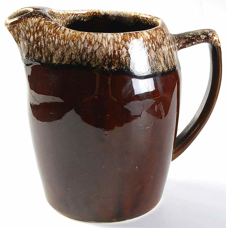 Brown Drip 2 Quart Pitcher by Kathy Kale-1