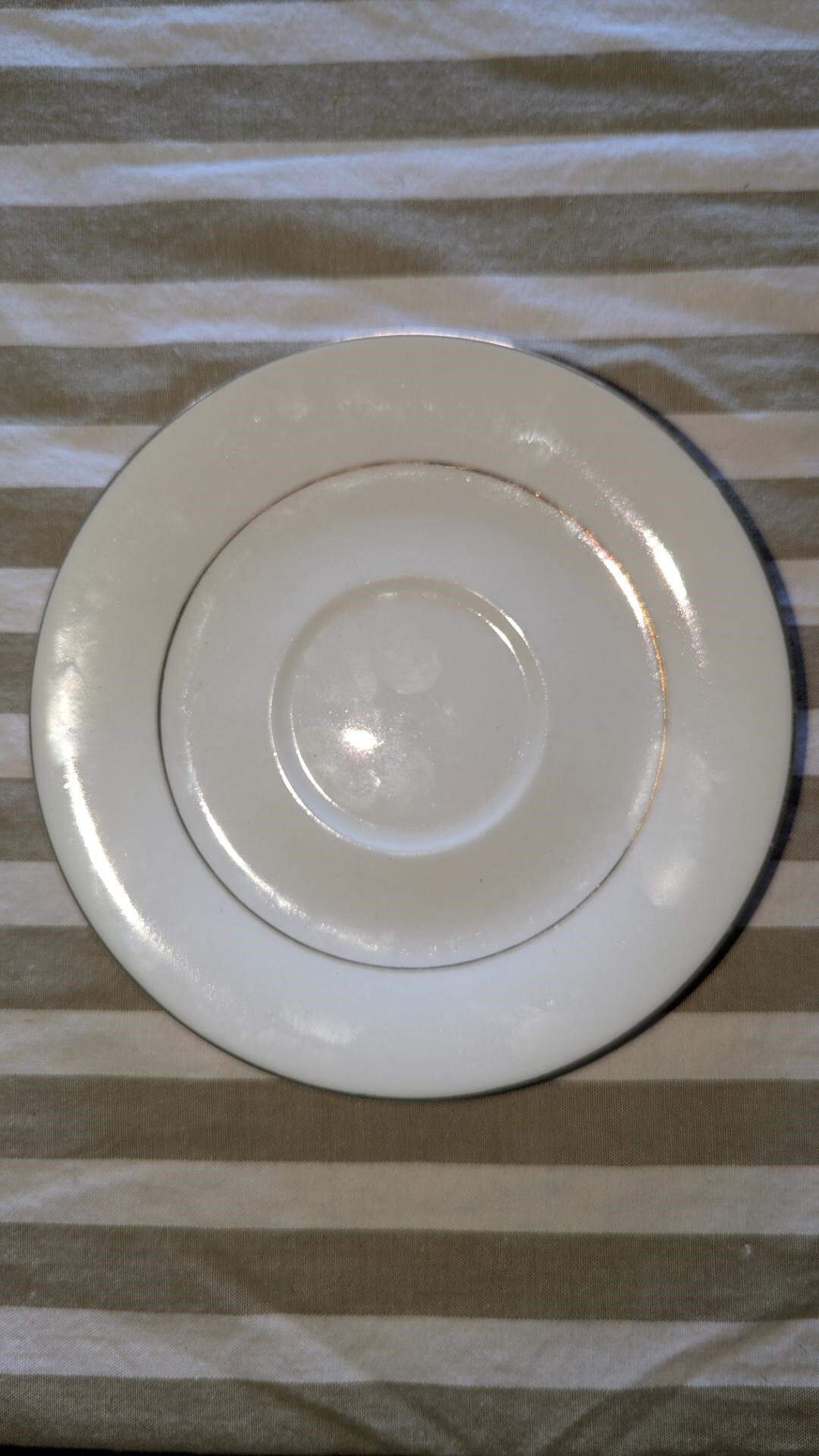 Elegant Gold Saucer by Kmart-1