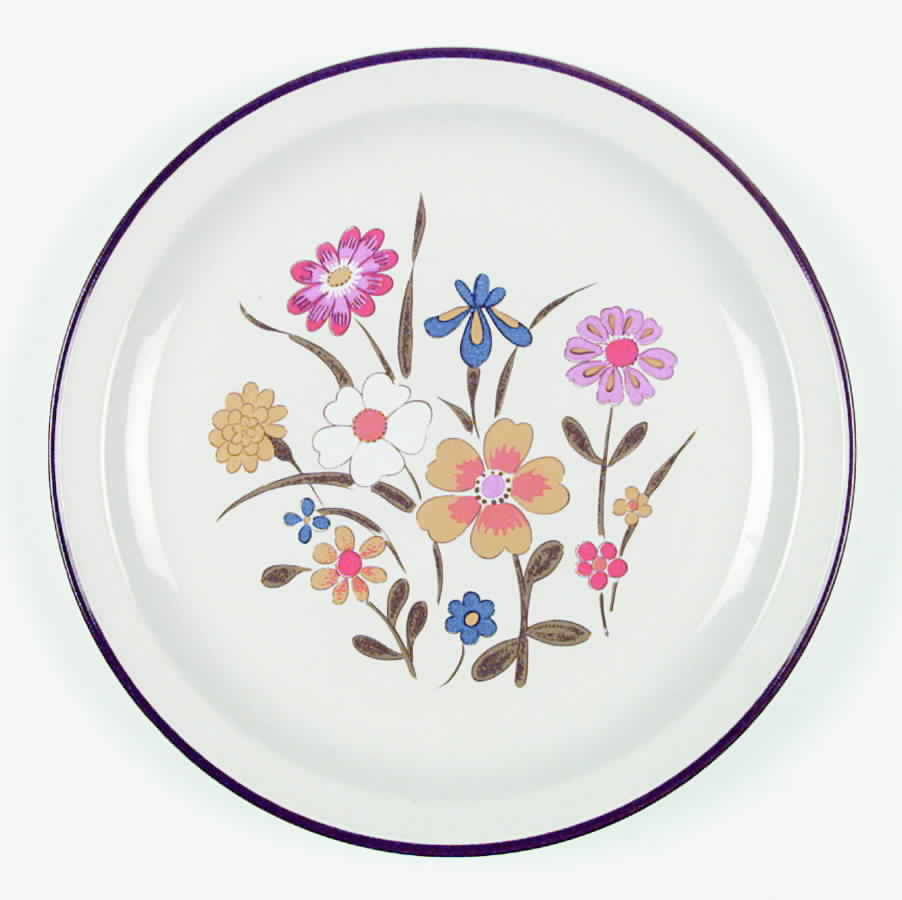 Spring Flower Dinner Plate by Kanney-1