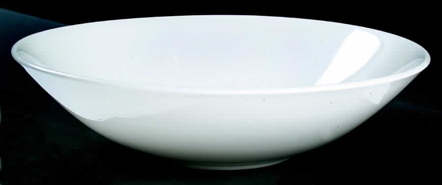 Accent White 9" Round Vegetable Bowl by Edwin Knowles-1