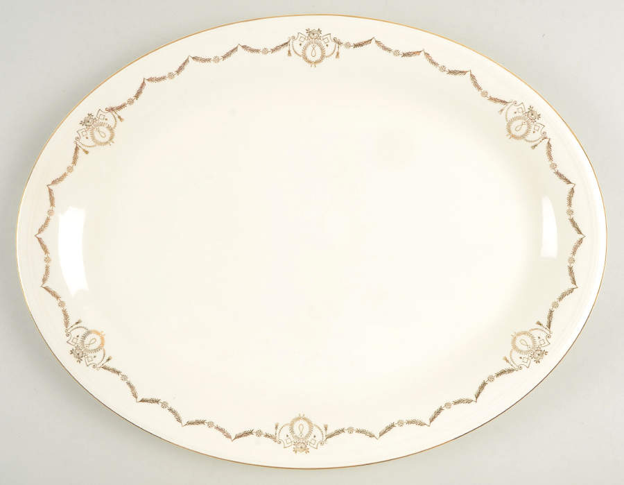 Adams 15" Oval Serving Platter by Edwin Knowles-1