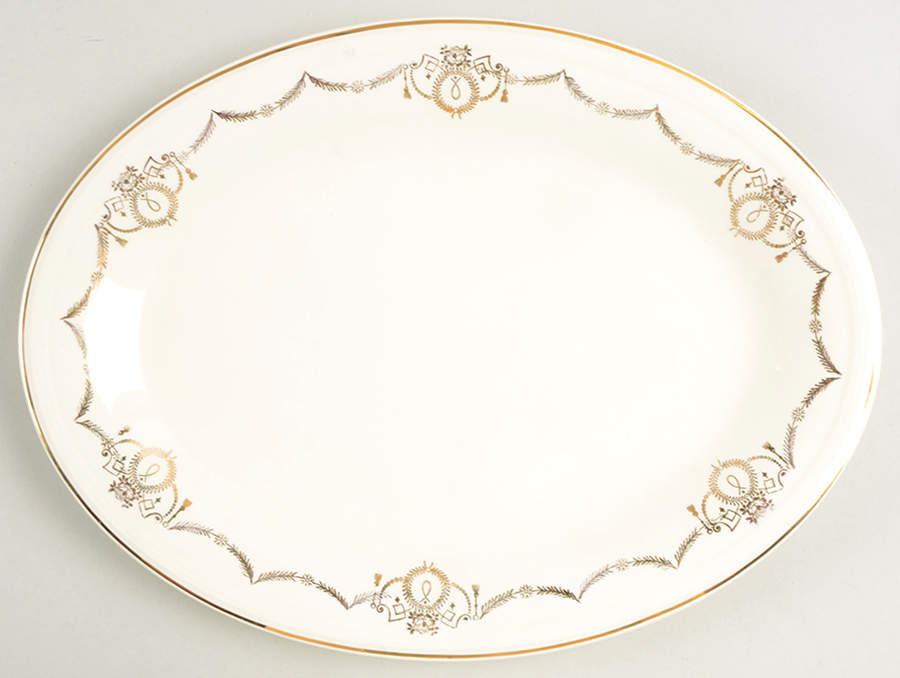 Adams 11" Oval Serving Platter by Edwin Knowles-1