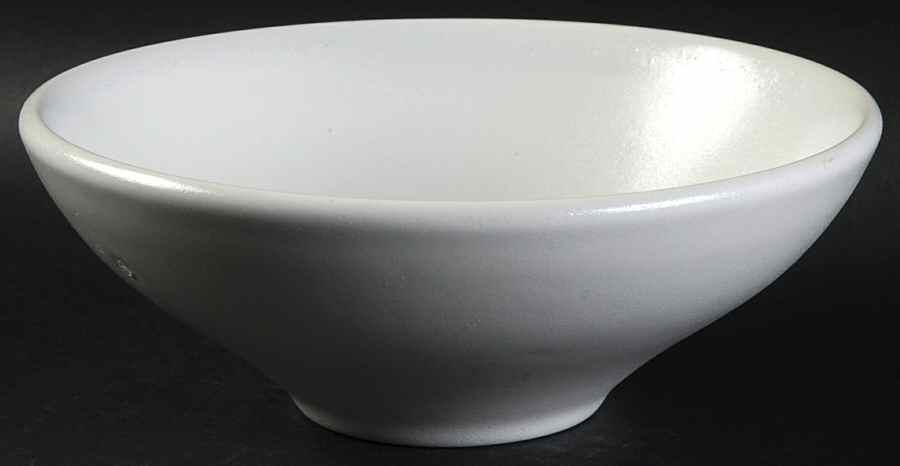 Antique White Coupe Cereal Bowl by Edwin Knowles-1