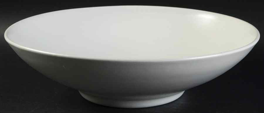 Antique White 9" Round Vegetable Bowl by Edwin Knowles-1