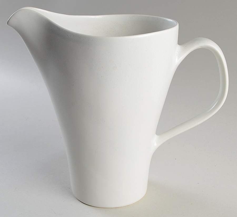 Antique White 64 Oz Pitcher by Edwin Knowles-1