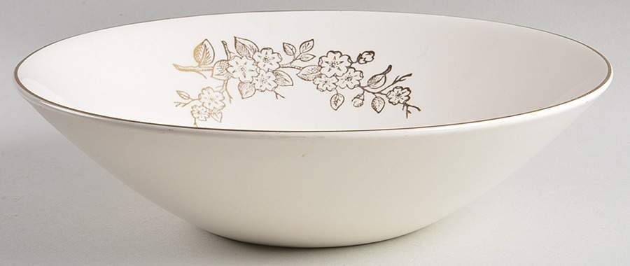 Apple Blossom 10" Round Vegetable Bowl by Edwin Knowles-1
