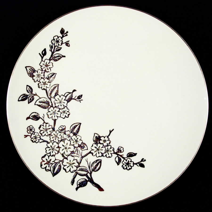 Apple Blossom Dinner Plate by Edwin Knowles-1