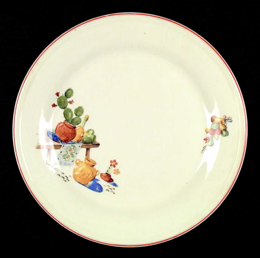 Bench Dinner Plate by Edwin Knowles-1