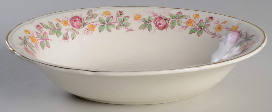 Berkeley 9" Oval Vegetable Bowl by Edwin Knowles-1