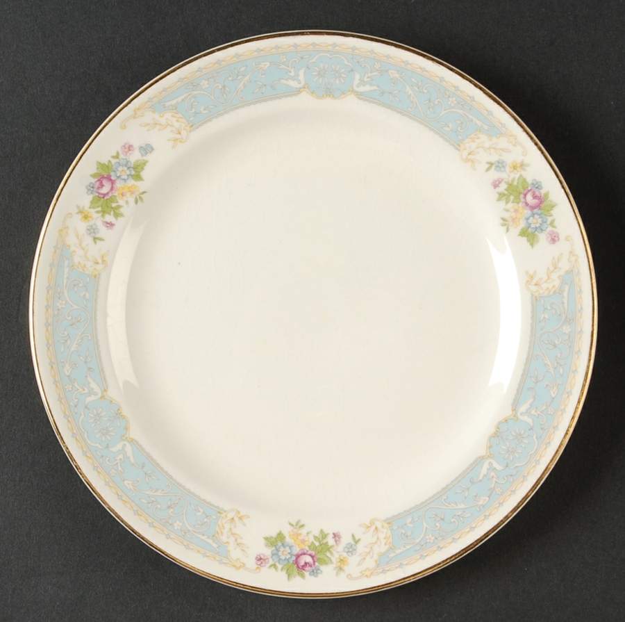 Blue Dawn Salad Plate by Edwin Knowles-1