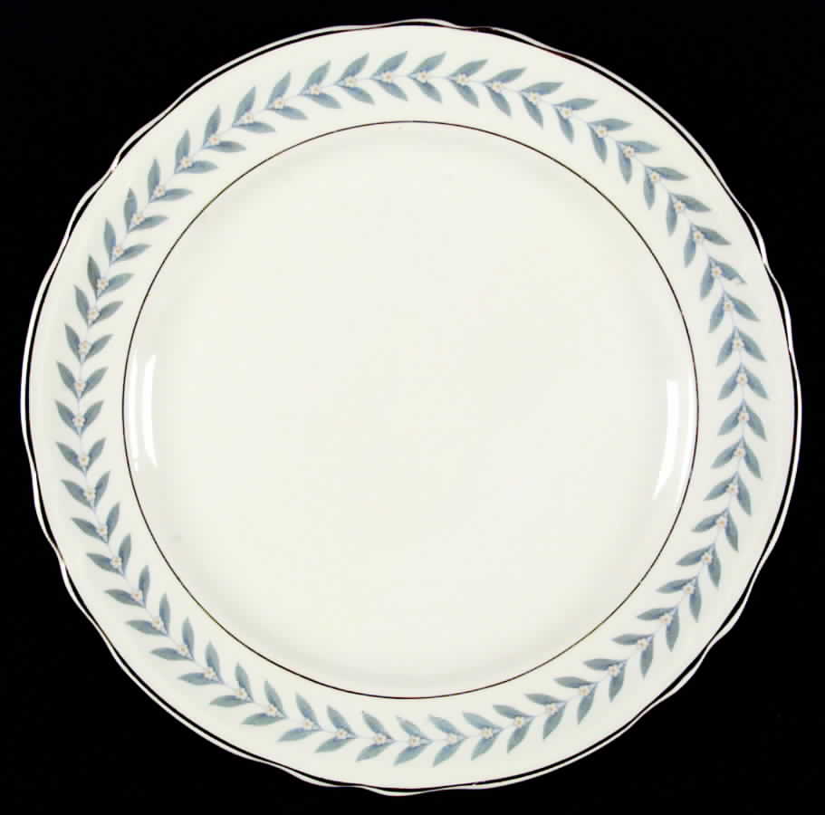 Blue Laurel Dinner Plate by Edwin Knowles-1
