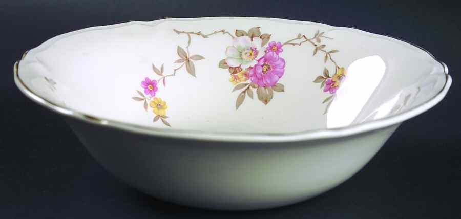 Blossom Time 8" Round Vegetable Bowl by Edwin Knowles-1