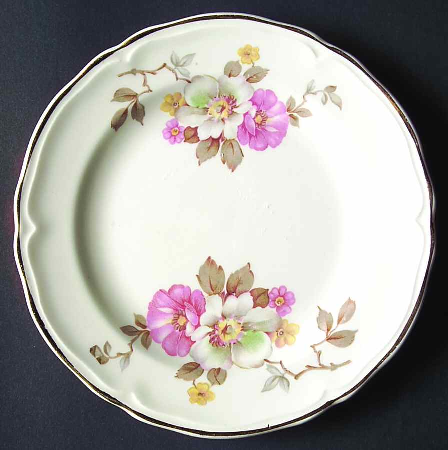 Blossom Time Bread & Butter Plate by Edwin Knowles-1