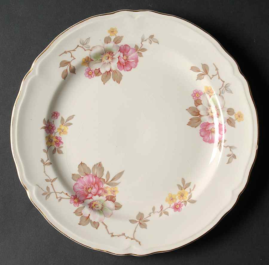 Blossom Time Luncheon Plate by Edwin Knowles-1