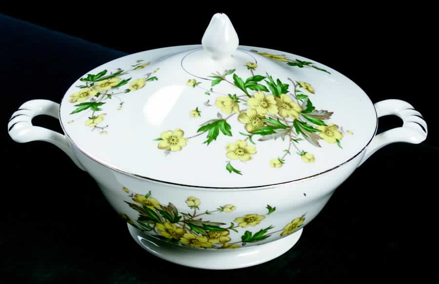 Buttercup Round Covered Vegetable by Edwin Knowles-1