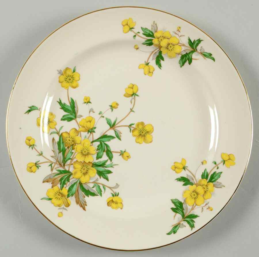 Buttercup Salad Plate by Edwin Knowles-1