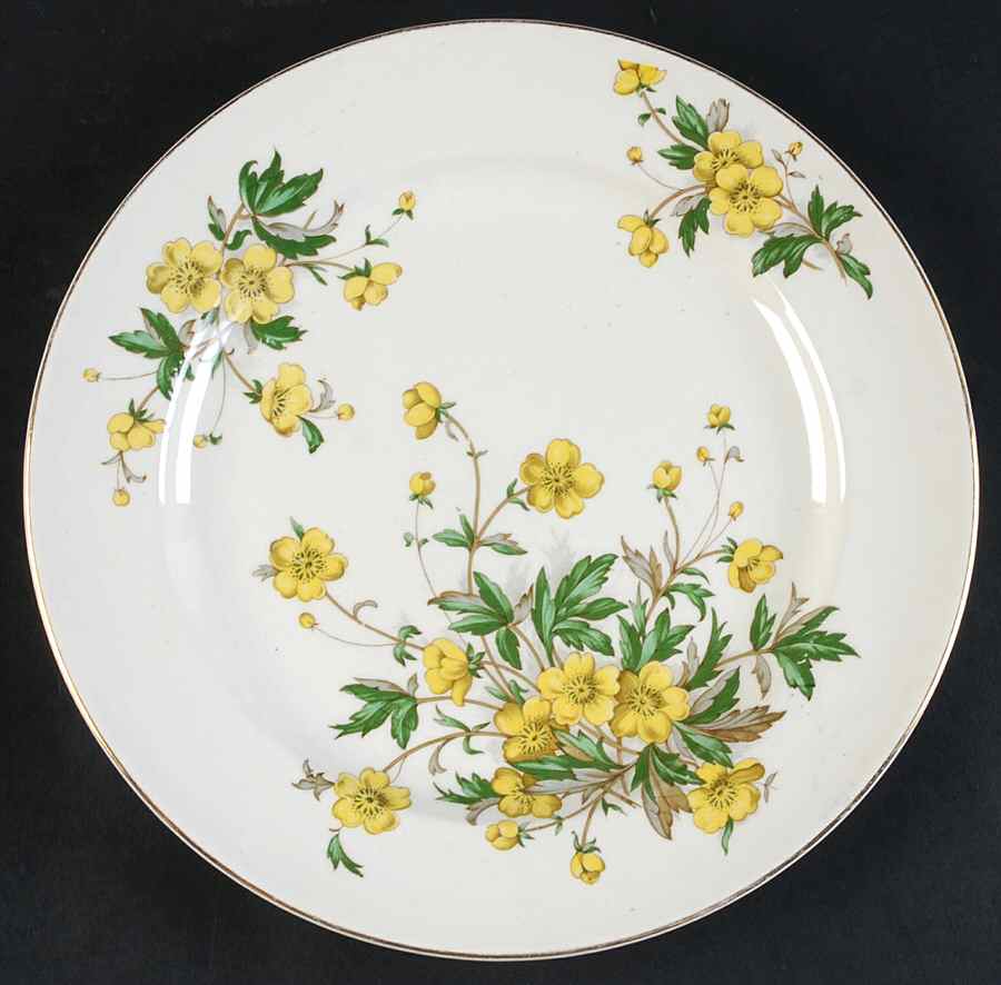Buttercup Luncheon Plate by Edwin Knowles-1
