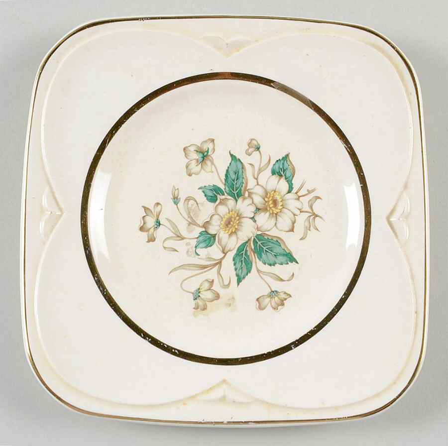 Carolina Square Salad Plate by Edwin Knowles-1