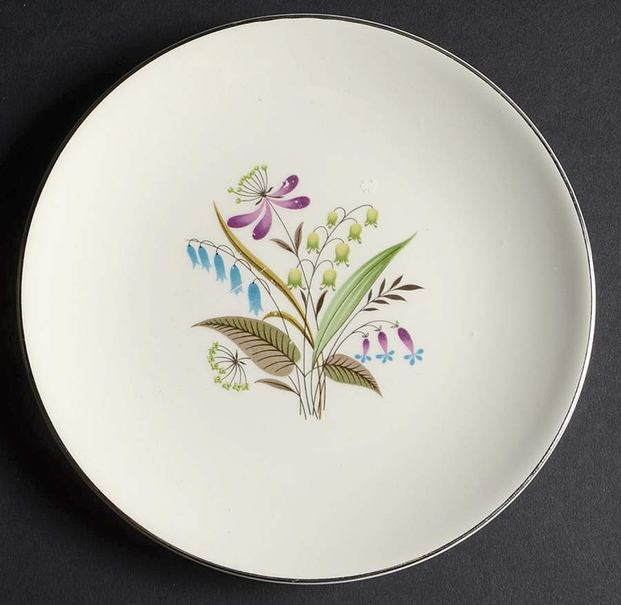 Chalet Bread & Butter Plate by Edwin Knowles-1