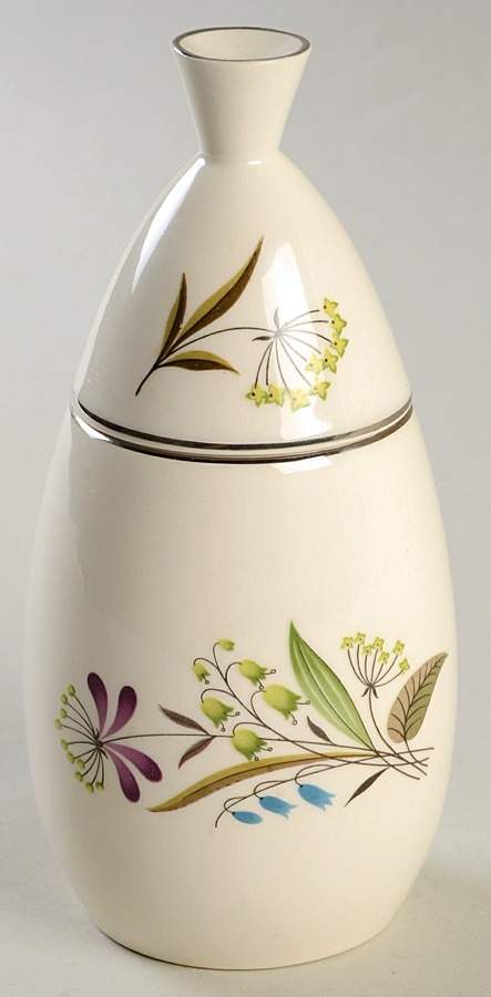 Chalet Sugar Bowl & Lid by Edwin Knowles-1