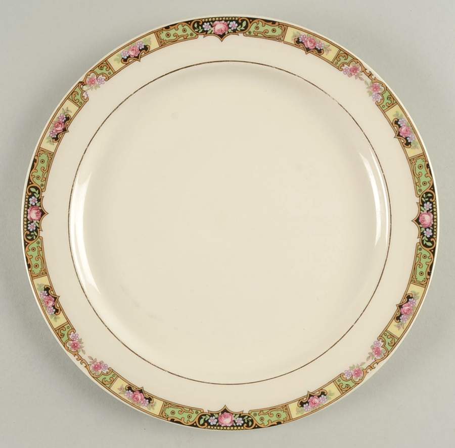Chartreuse Luncheon Plate by Edwin Knowles-1
