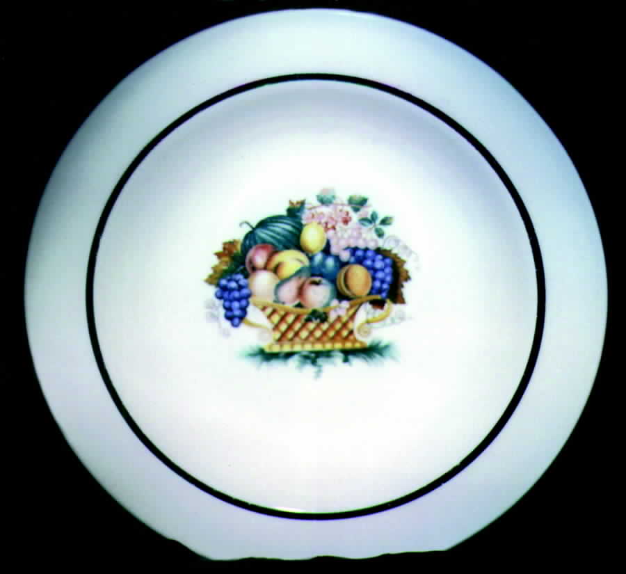 Concord (Fruit Basket Center) Dinner Plate by Edwin Knowles-1