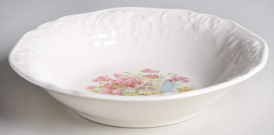 Cottage Window Fruit/Dessert (Sauce) Bowl by Edwin Knowles-1