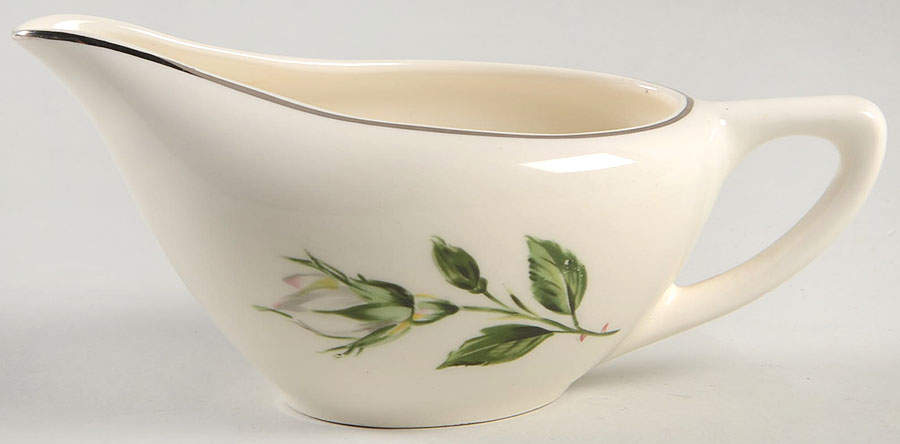 Damask Rose Creamer by Edwin Knowles-1