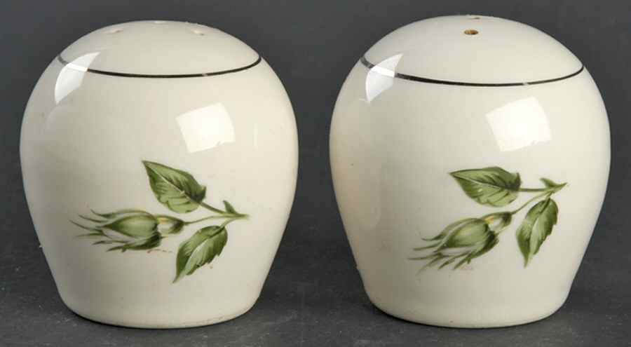 Damask Rose Salt & Pepper Set by Edwin Knowles-1