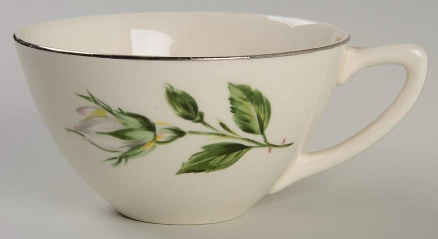 Damask Rose Flat Cup by Edwin Knowles-1