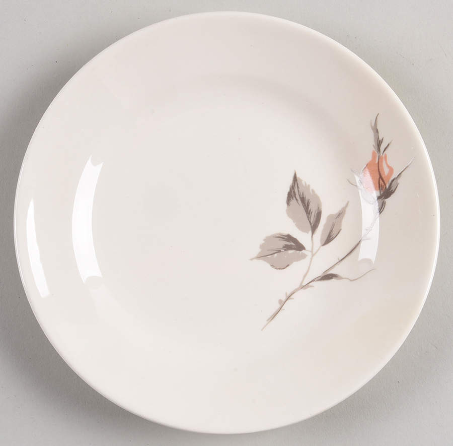 Dawn Rose Bread & Butter Plate by Edwin Knowles-1