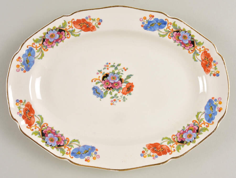 Duchess 11" Oval Serving Platter by Knowles, Taylor & Knowles-1
