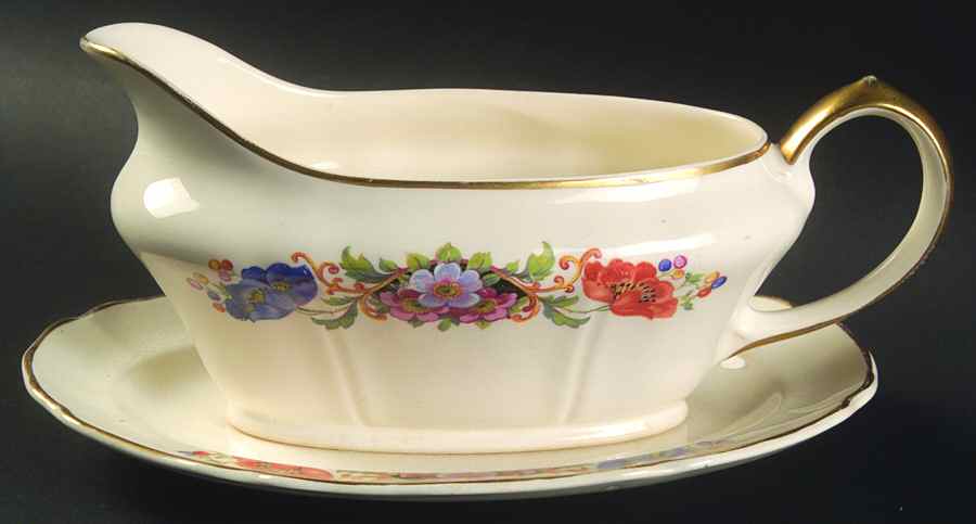 Duchess Gravy Boat & Underplate/Relish by Knowles, Taylor & Knowles-1