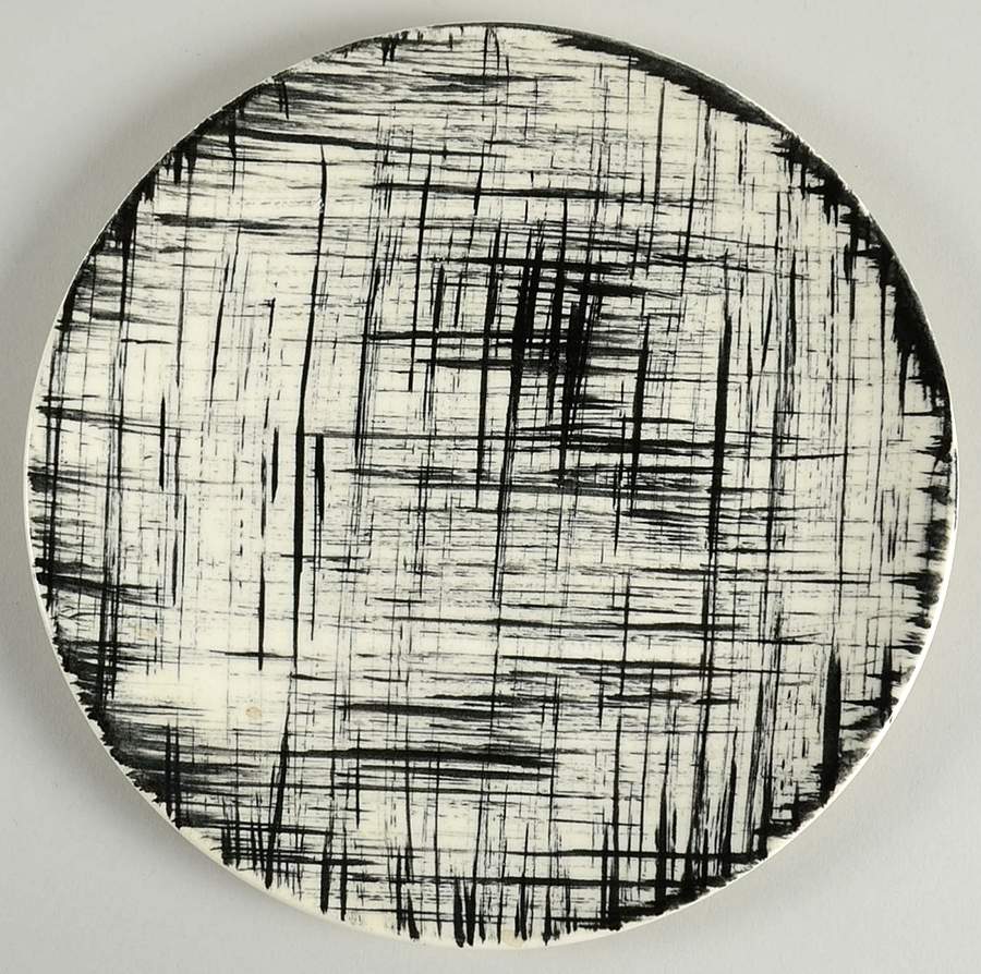 Ebonette Salad Plate by Edwin Knowles-1