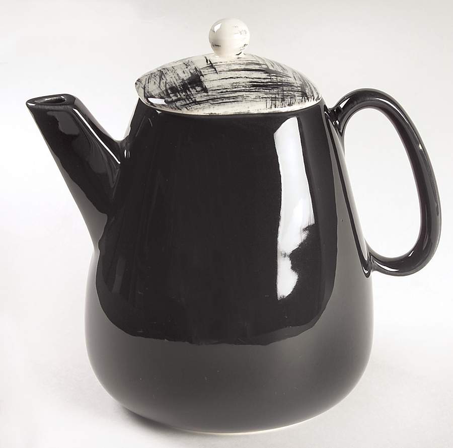 Ebonette Coffee Pot & Lid by Edwin Knowles-1