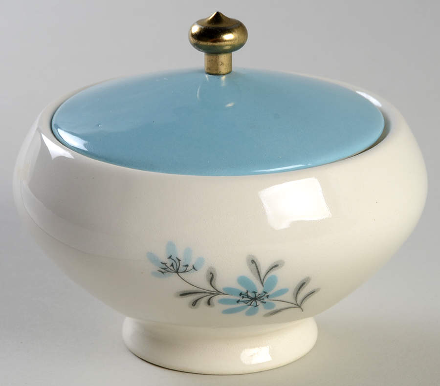 Evening Song Sugar Bowl & Lid by Edwin Knowles-1