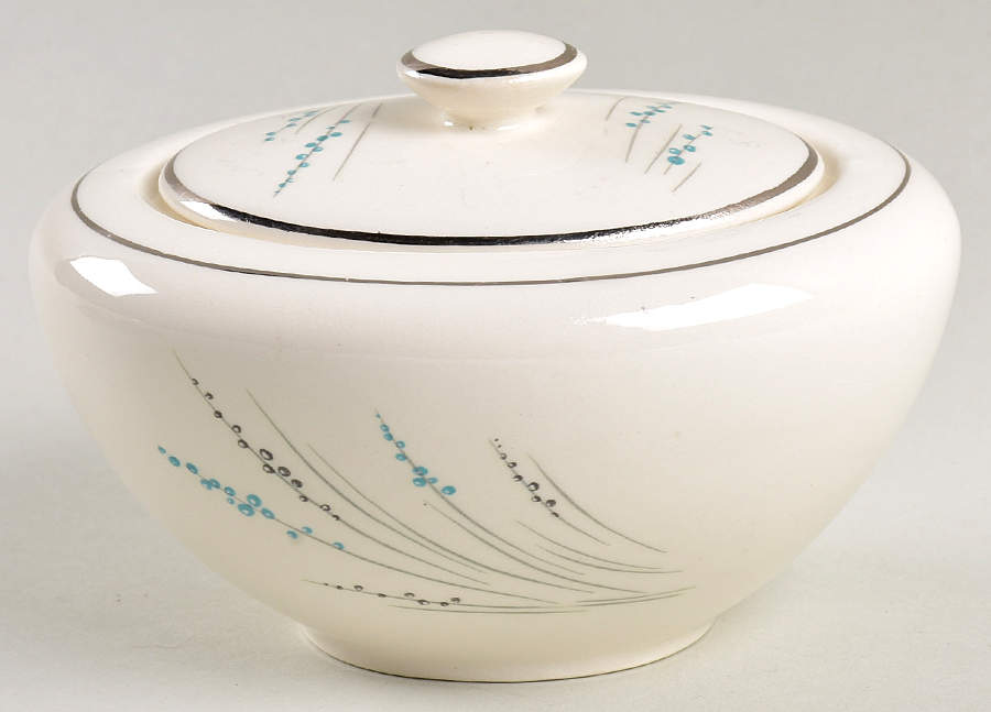 Fantasy Sugar Bowl & Lid by Edwin Knowles-1
